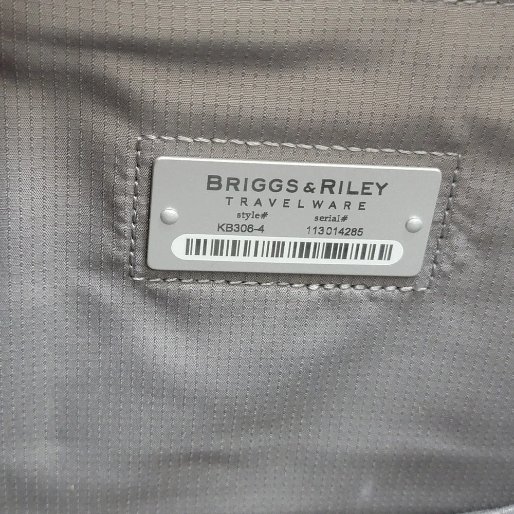 Briggs‎ & Riley Single Gusset Slim Business Briefcase Ballistic Nylon KB306-4